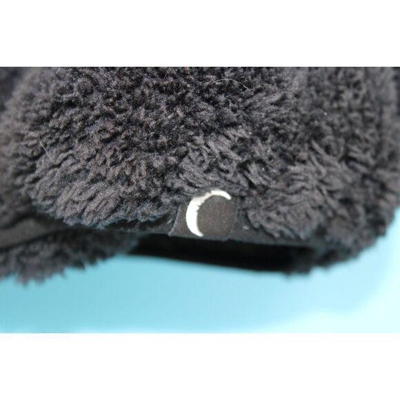 ZYIA Active Black Sherpa Teddy 1/4 Zip Pocket Jacket Pullover Sz M - Picture 7 of 9